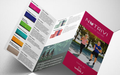 Szórólap – Nutrivi hajtogatott ismertető